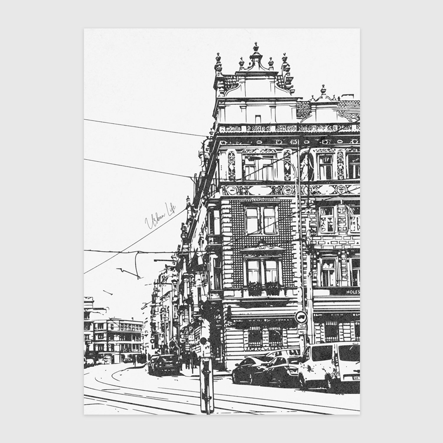 Litografie Praga